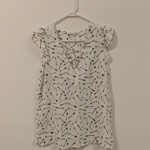 crescent & willough Tops - Small, sleeveless top with arrows, size small crescent & willough Tops - Small, sleeveless top with arrows, size small